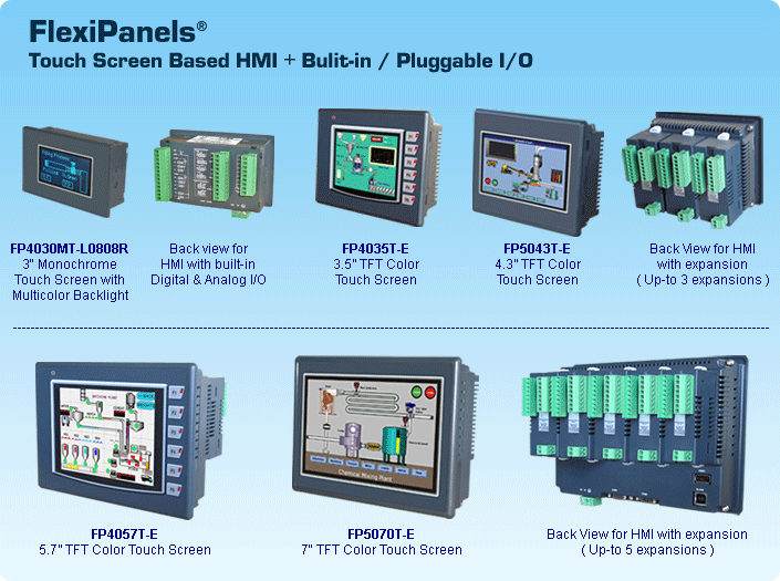 FlexiPanels HMI+PLC Products